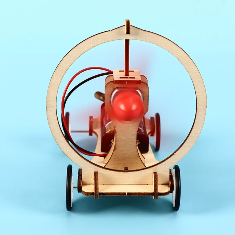 Physical Electric Wind Car Model Activity Wind Power Car Toy for Science