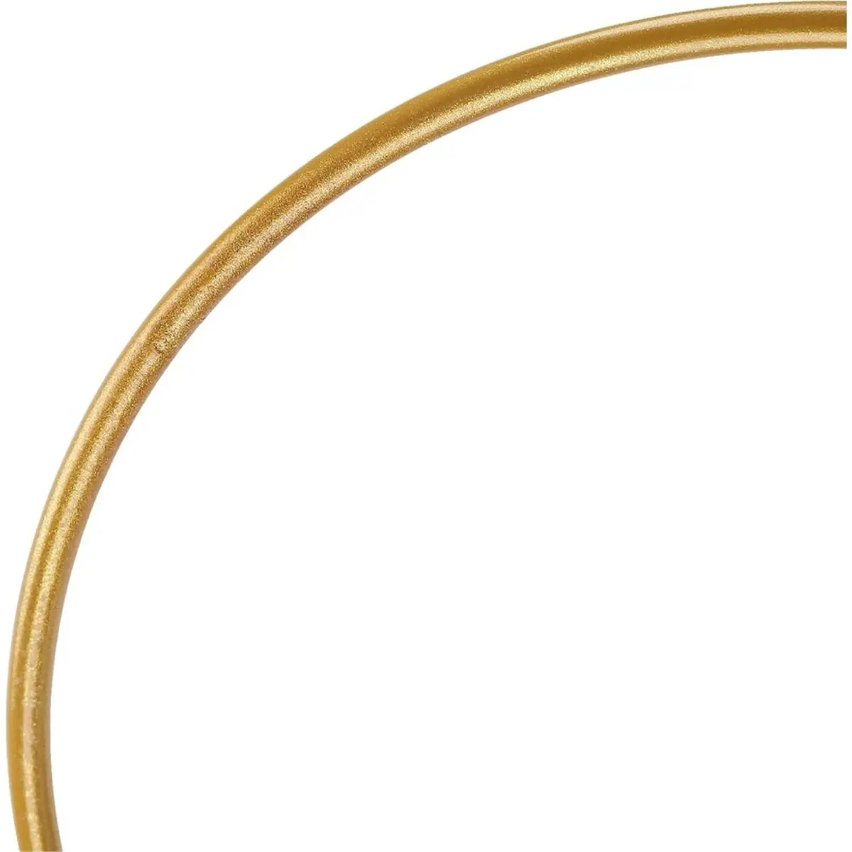 40 Pack 4 Inch Floral Hoop, 10cm Gold Metal Ring,Wreath Macrame Ring for DIY, Wedding Decoration, Dream Catcher