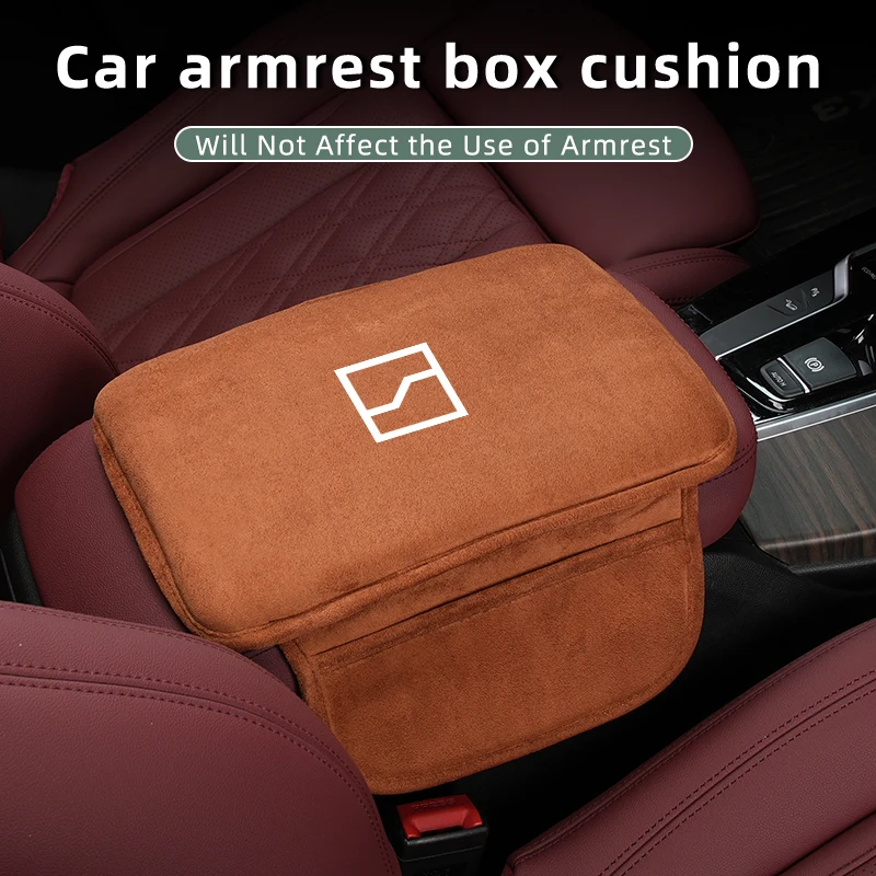 Car Interior Armrest Storage Box Protection Pad Booster Cushion For Zeekr X 001 009 2022 2023 2024 Al