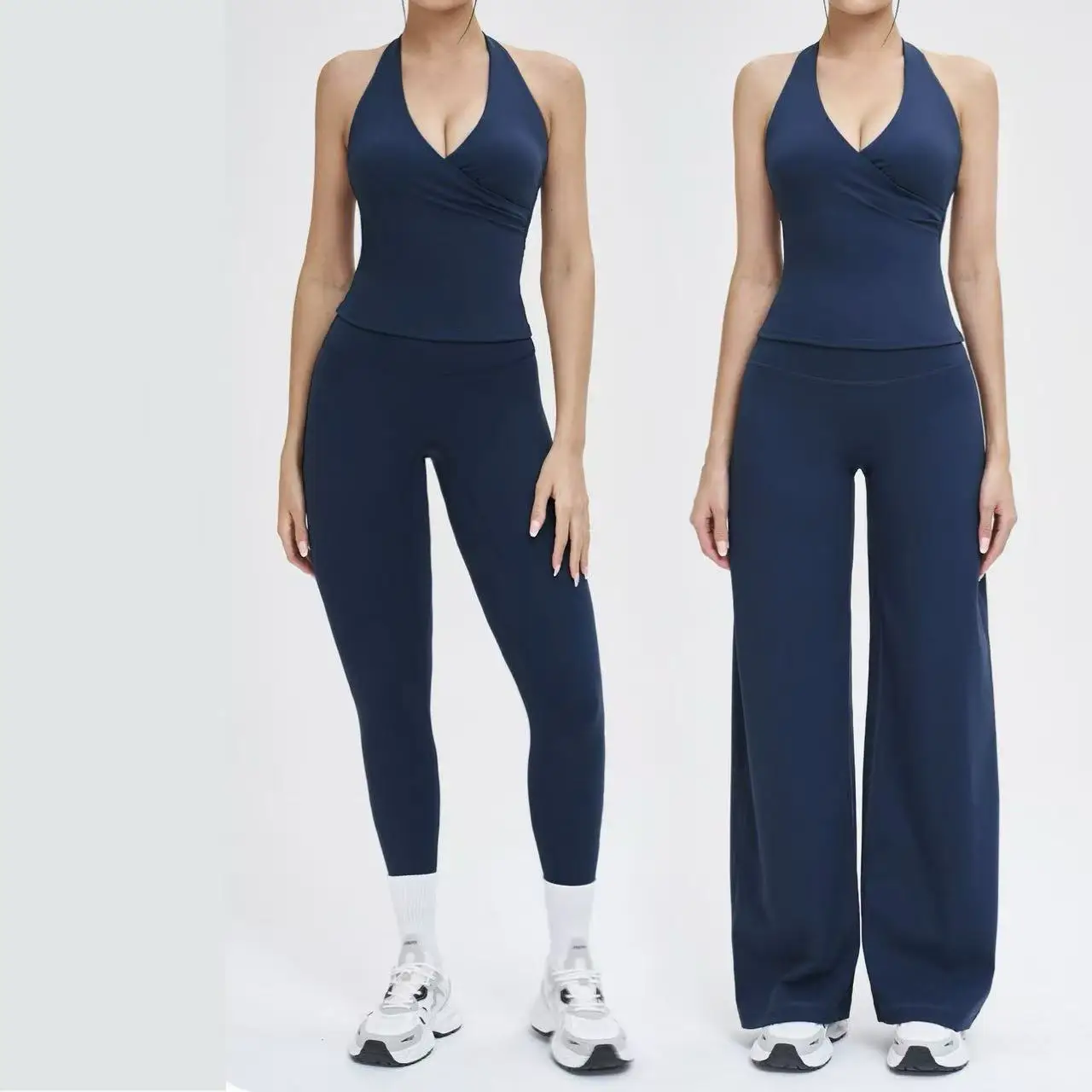 

Ningyu 2PCS Sports Set Gym Set Women's Yoga Set Tracksuit Running Workout Clothes Push Up Sexy Sports Bra Athletic Yoga Clothing