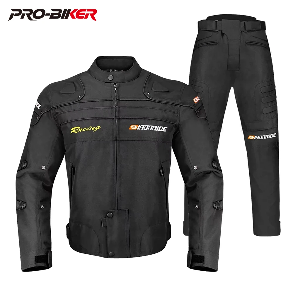 

Водонепроницаемая мотоциклетная куртка, мужская всесезонная мотоциклетная куртка с защитными накладками CE и теплым вкладышем, снаряжение для предотвращения падения