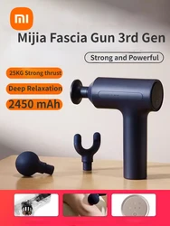 Xiaomi-Mijia Fasciaマッサージガン,3つの強度フィードバック,10mmの深いリラクゼーション,25kgの推力,3つのギアメモリ,2450mAh