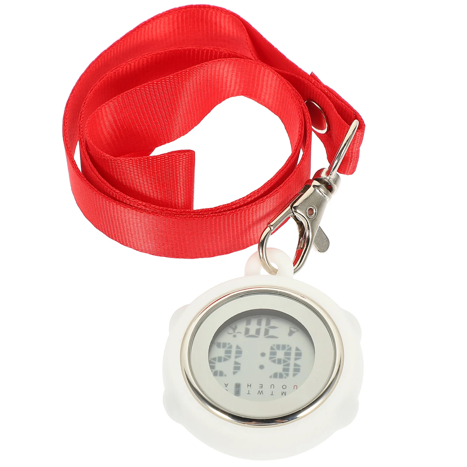 

Digital Stopwatch Watch Glass Watch For Nurse Keychain Chest Nurse Student Lightweight Precise Timing Gift