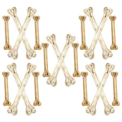 20 pezzi di oggetti di scena in osso altamente simulati decorazioni finte in plastica multifunzionale fai da te ciondolo in osso appeso Halloween Prop home Decor
