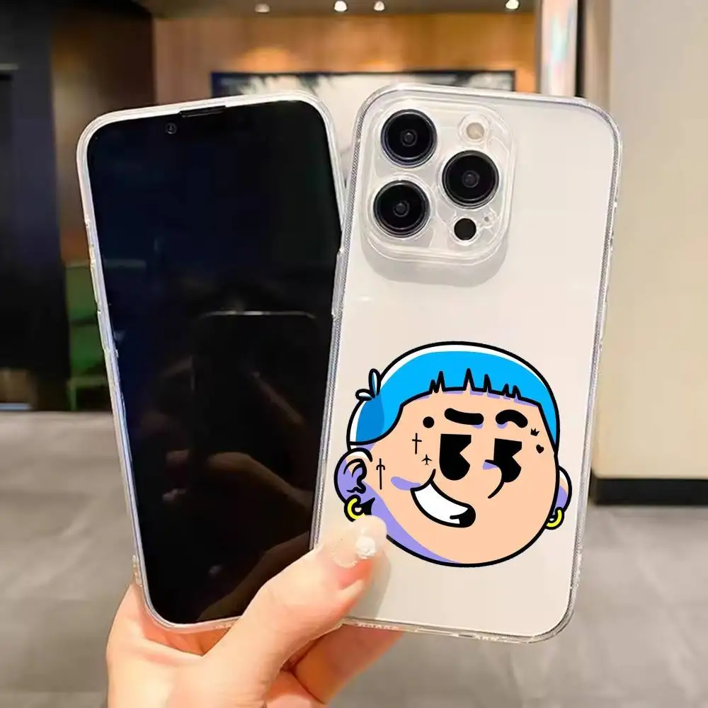 Blessd C-Cool R-Rapper Phone Case For iPhone 17 16 15 14 13 12 11 Mini Pro Max Plus Transparent Cover