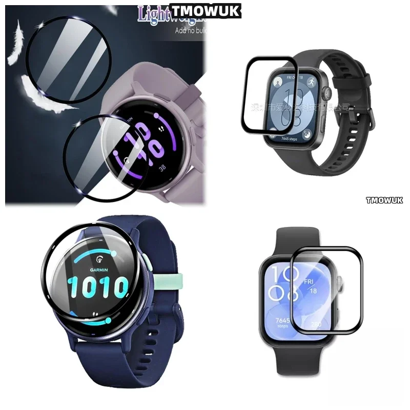 Anti-Bacterial Screen Guard For Garmin Vivoactive 5 6 Samsung Fit 2 3 Huawei Watch D FIT2 Redmi Watch5 Lite - Healthier Option