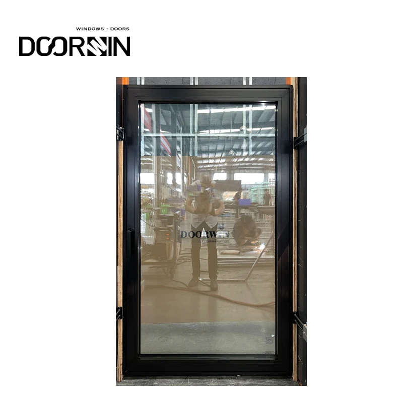 Chinese Top Brand Doorwin Made High Quality Thermal Break Aluminum Slim Frame Inward Swing Tilt Turn Casement Windows