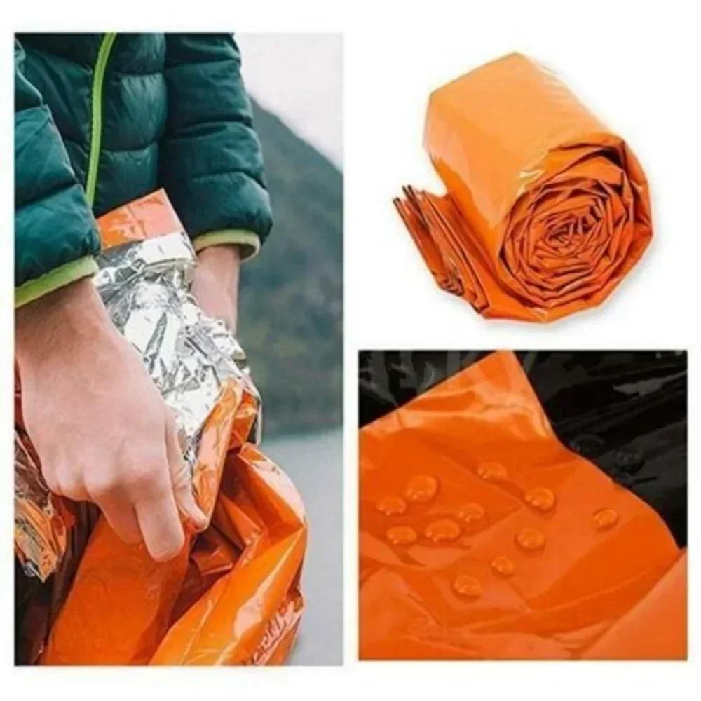 Wilderness survival insulation blanket