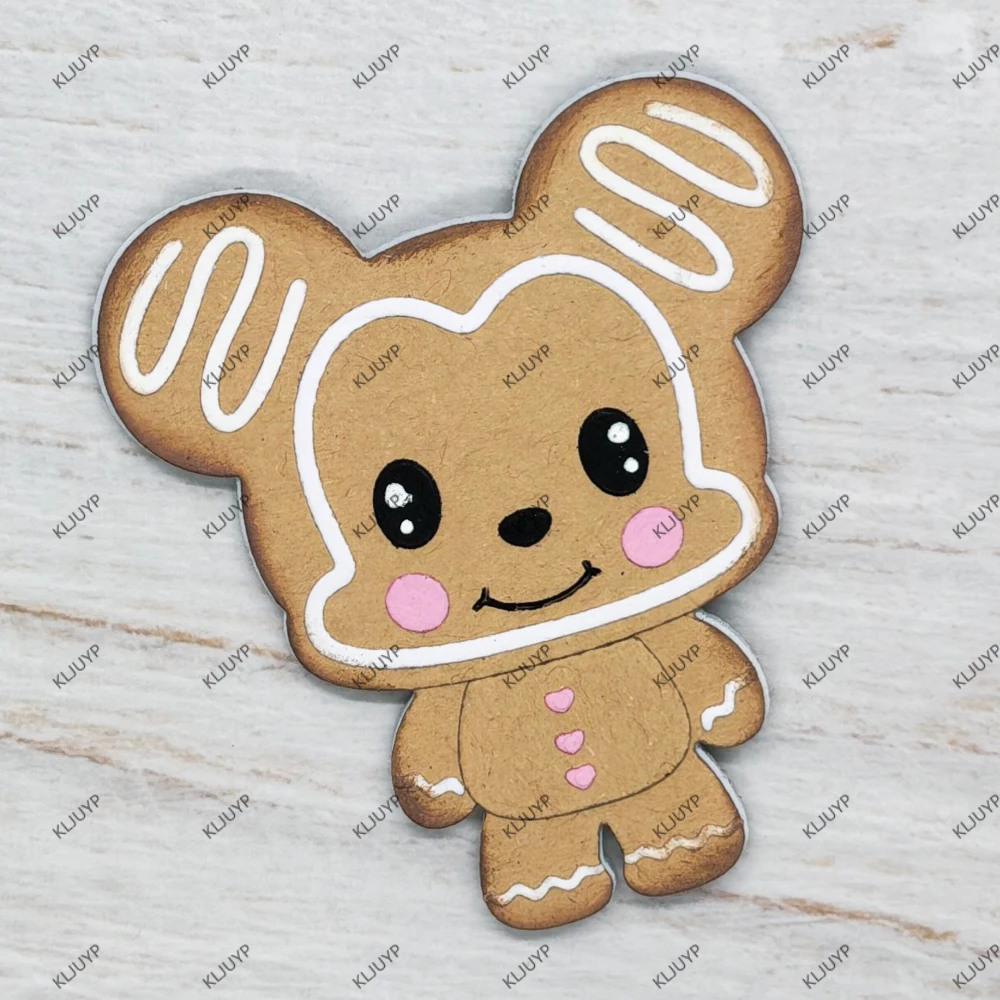 KLJUYP SBW Lebkuchen-Kekse, Metall-Stanzformen, Schablonen für DIY Scrapbooking/Album, dekorative Prägung, DIY-Papierkarten – Detail 3