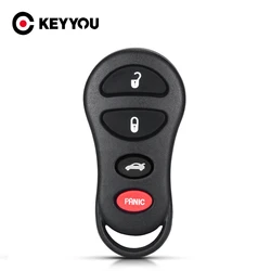 KEYYOU Chiave Dell'automobile Borsette Caso 3 + 1 BNT Per Chrysler Voyager Cruiser Per Dodge Ram Dakota Jeep Cherokee Auto keyless Entry