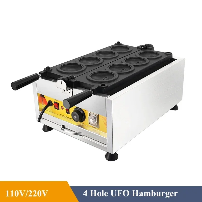 FOR 110V/220V Electric Ice Cream Waffle Machine Commercial UFO Burger Gelato Panini Press Making Machines Burger Commercial