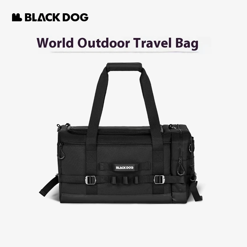 حقيبة تخزين للسفر في الهواء الطلق من Naturehike BLACKDOG World مع تصميم خارجي سريع الفصل يمكن تركيبها مع حزام تكتيكي
