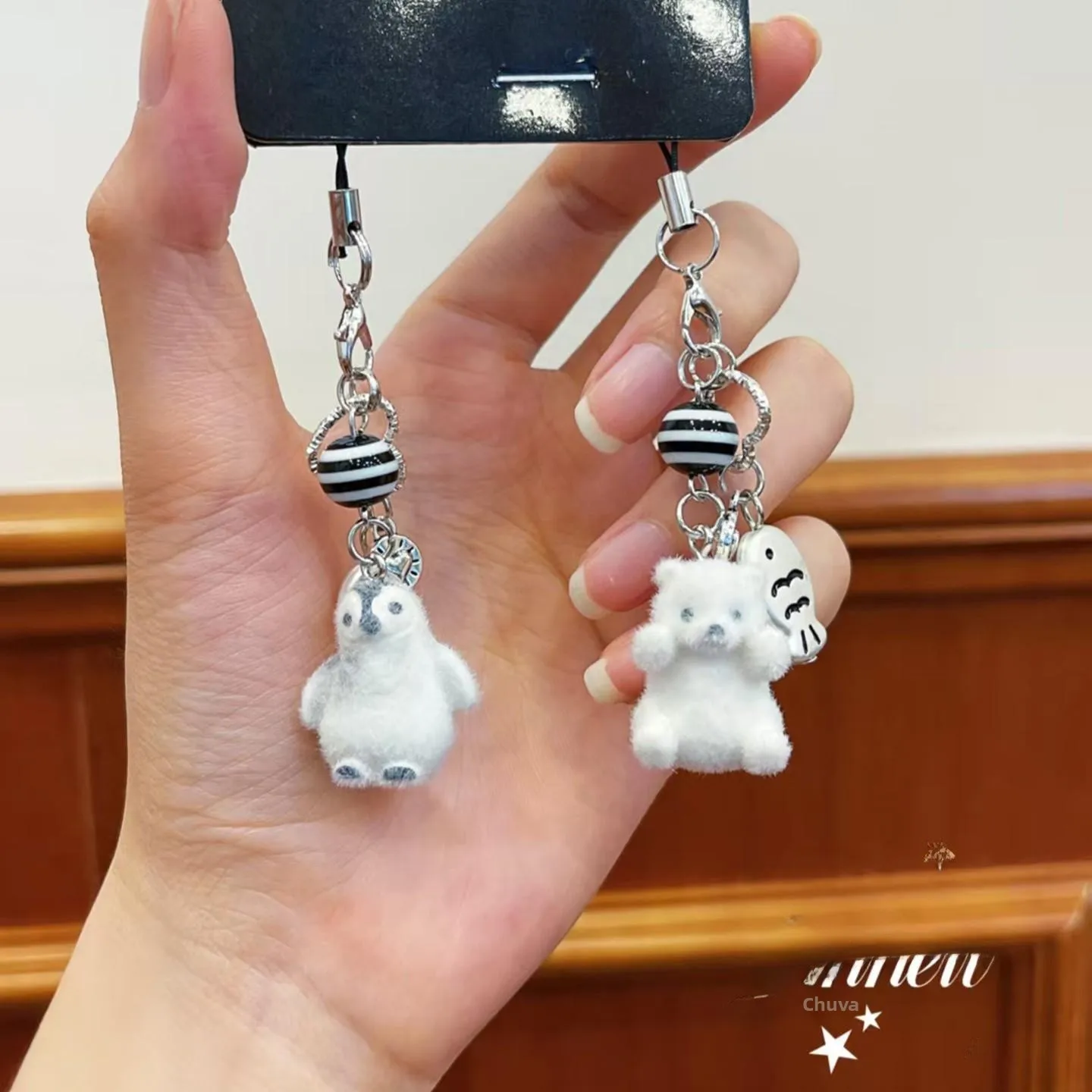 brinquedo-de-pelucia-de-animal-de-desenho-animado-alca-para-celular-ente-de-mochila-com-nariz-fofo-pacote-duplo