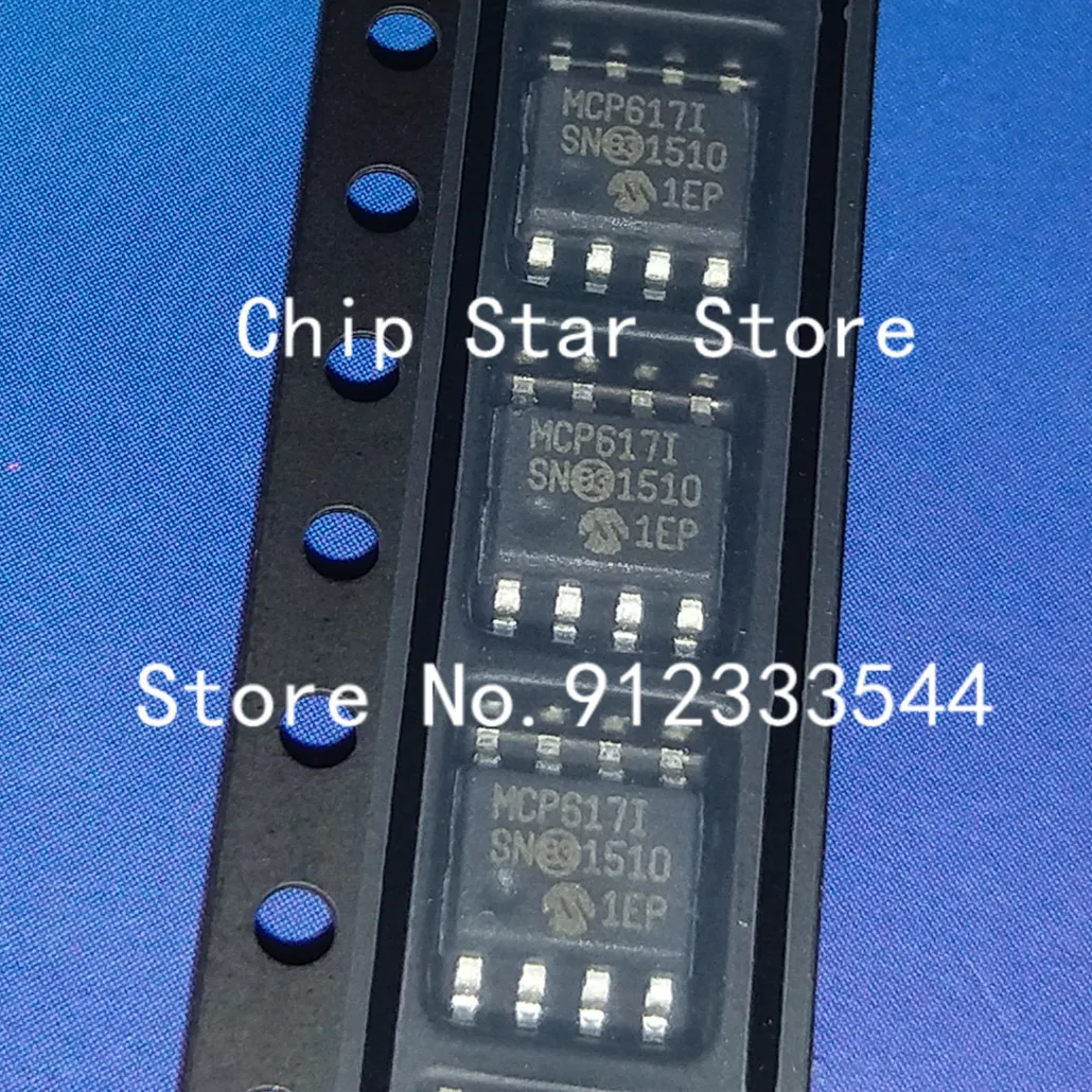 5-100pcs  MCP617-I/SN MCP617T-I/SN MCP617 SOIC8 Operational Amplifier Dual 2 Amplifier 100%New And Original