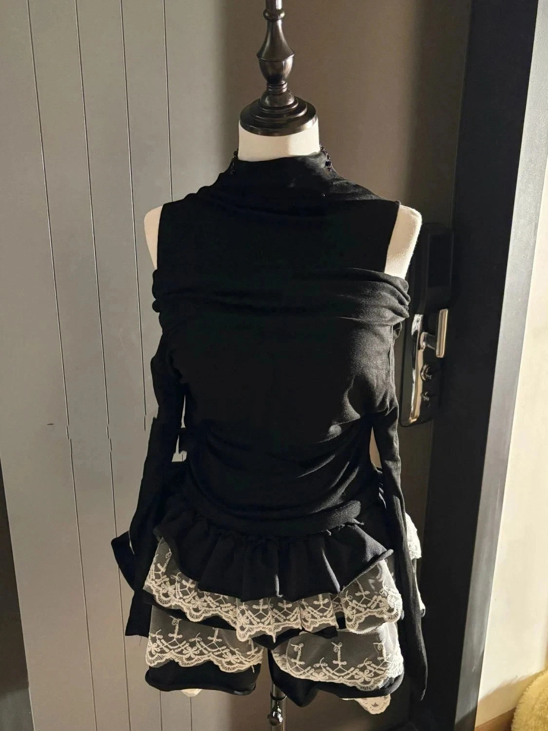 

Japanese Kawaii Lace Bow Knitwear Tops Lolita Sweet Pullover Long Sleeves Cute Knite Sweater Woman Chic Bodycon