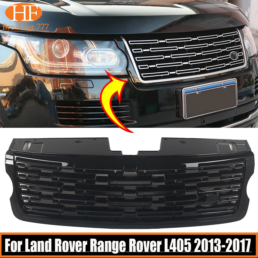 

For 2013-2017 Land Rover Range Rover L405 Car Front Bumper Grille Grill New Style Accessories