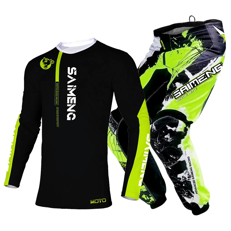 motocross gear set child boy girl 5 6 7 8 9 10 11 12 13 14 15 years old Off-road Enduro jersey and pants for Kids racing MX MTB