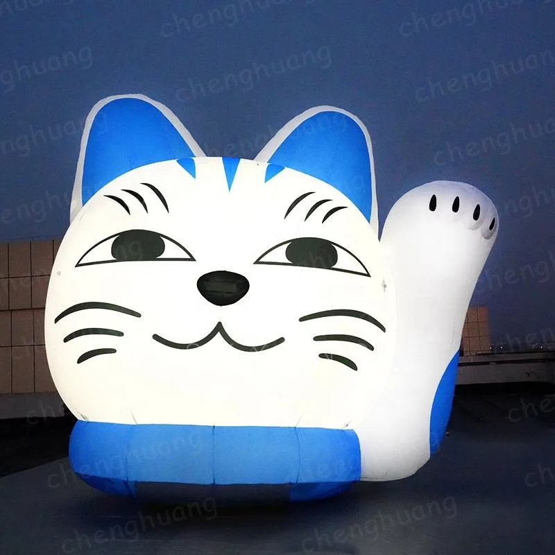 

Inflatable cat, with blower, animal-shaped inflatable model, outdoor shopping mall and square artistic decoration item
