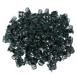 100Pcs/Bag Garden Plant Support Clips Flower Orchid Stem Clips for Vine Support