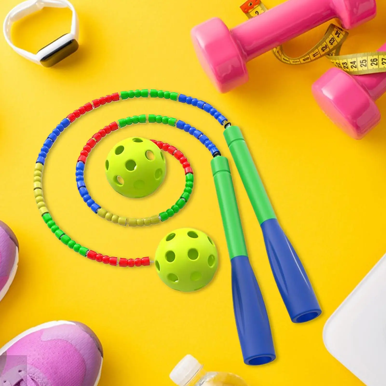 Skipping Rope Jump Rope With Cordless Ball Workout Equipment Gym Exercise Tool For Home Women Men Outdoors Kids Fitness