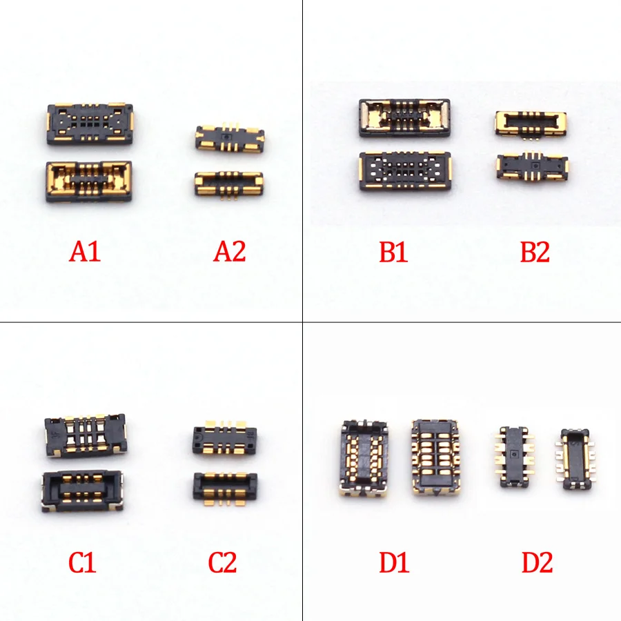 10Pcs FPC Connector Battery On Board For Samsung Galaxy S23 S22 S21 S20 S10 S9 S8 S7 S6 Note 8 9 10 20 Ultra PLus Lite A10S A20S