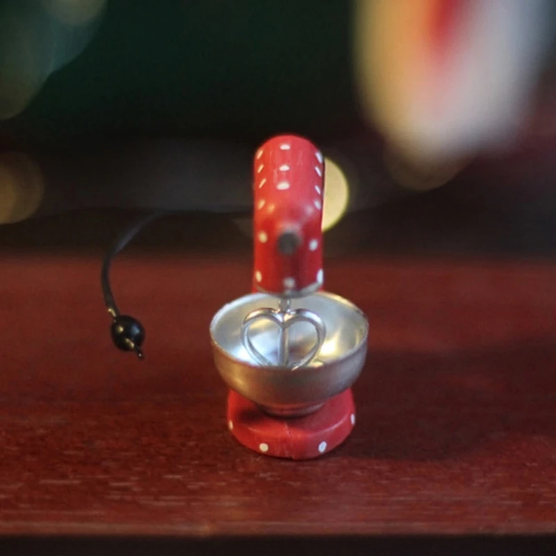 Mini frullatore in miniatura Pentole da cucinaDecorazione 1:12 Modello mixer per casa delle bambole Giocattolo 45BE