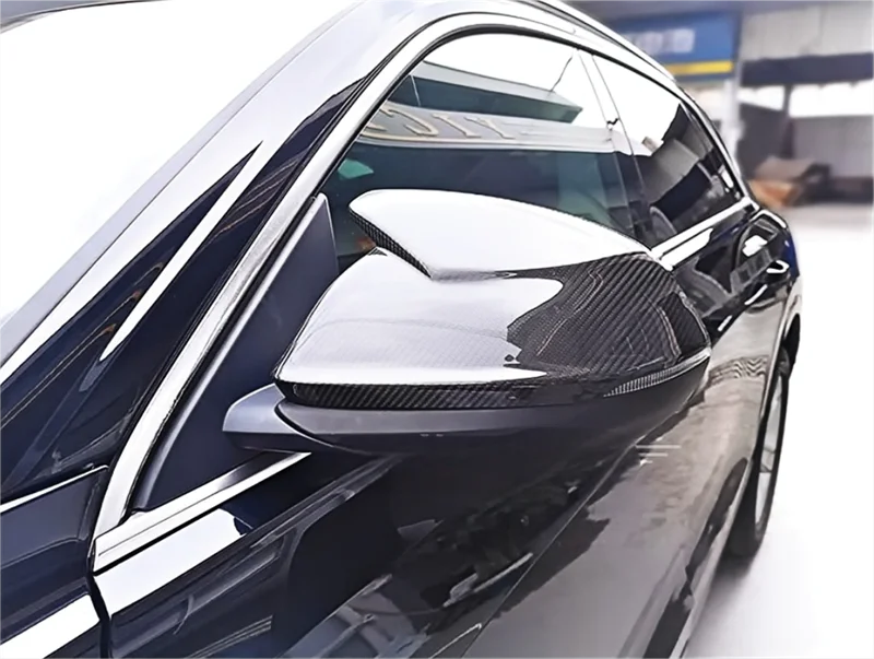 لأودي Q8/SQ8/RSQ8/لامبورغيني URUS 2018 2019 2020 2021 2022 2023 ReaI ألياف الكربون الجافة مرآة الرؤية الخلفية قذيفة سبويلر عدة