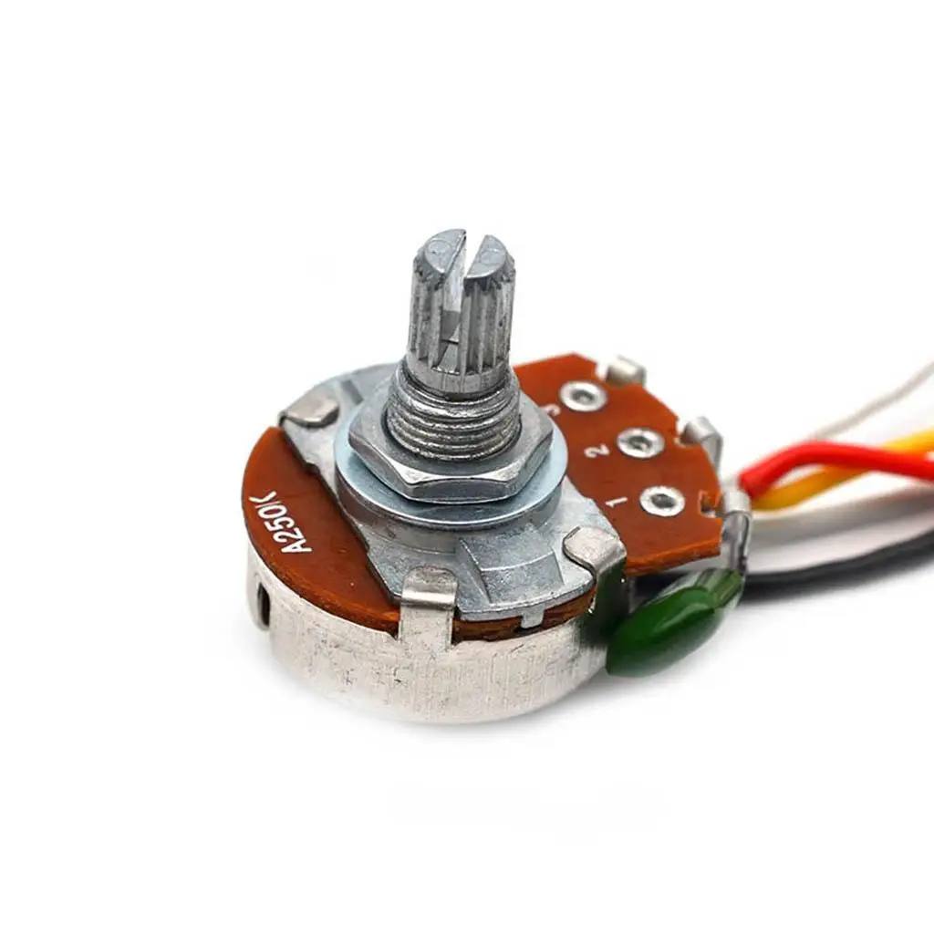 Electronic Complete Circuit Wiring Kit with Socket and Jazz Bass Parts Suitable for Guitar Luthier Supply