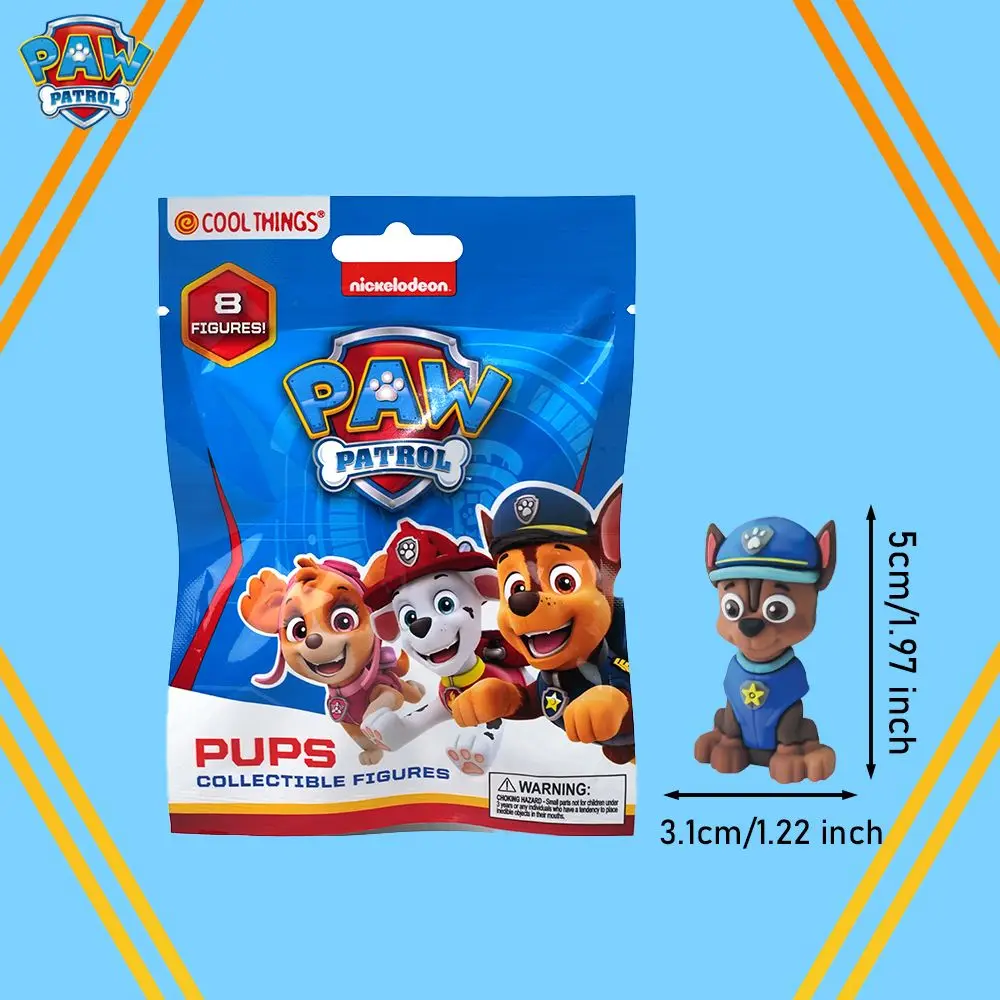 1 Stück Paw Patrol Offiziell Lizenzierte 3D-Figur Überraschungstüte Niedliche Charakterpuppe Zufällige Einzelstücke Schreibtisch-Deko Lustiges Sammlerstück – Detail 2