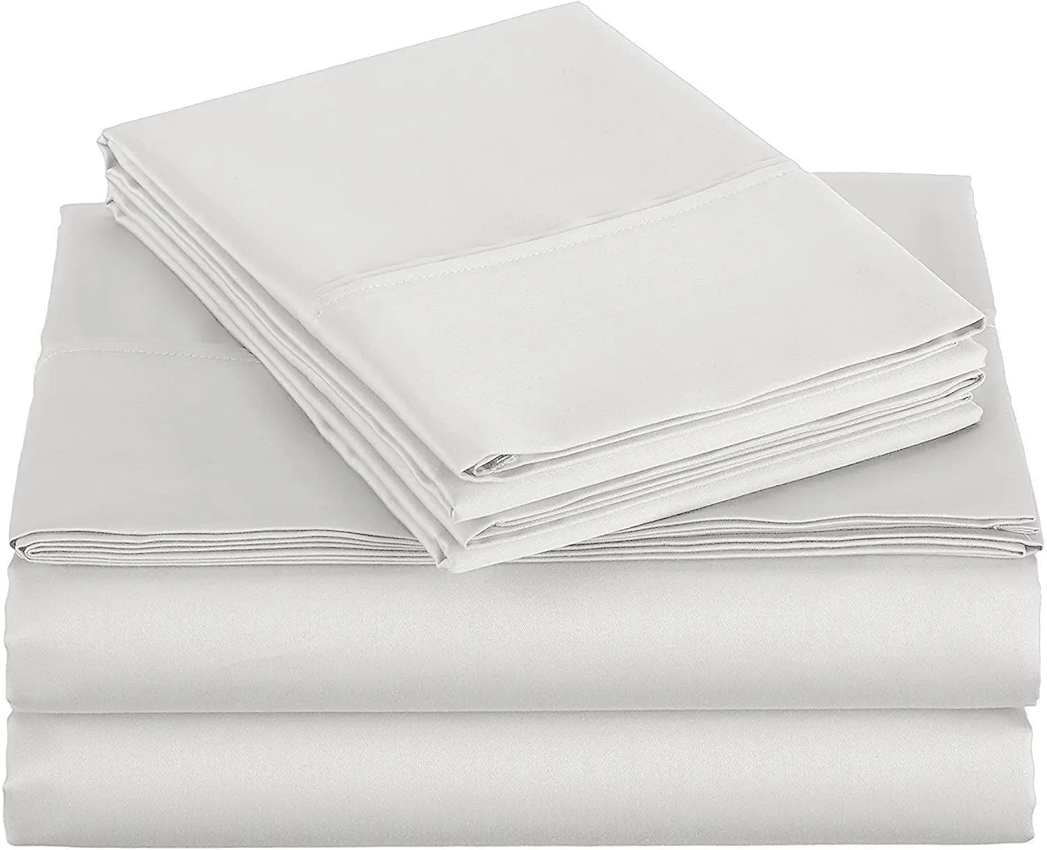 

Queen Size 4-Piece Percale Sheet Set 1000 Thread-Count 100% Egyptain Cotton, 1000-TC Breathable Percale Weave