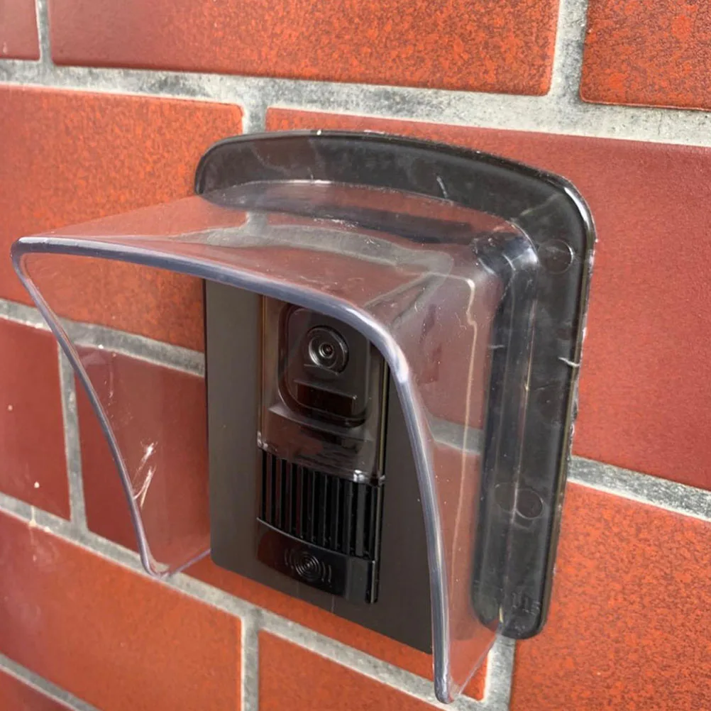 

Acrylic Doorbell Cover Weatherproof Rainproof Outdoor Protector for Access Machine Bell Transparent Material Long Lifespan