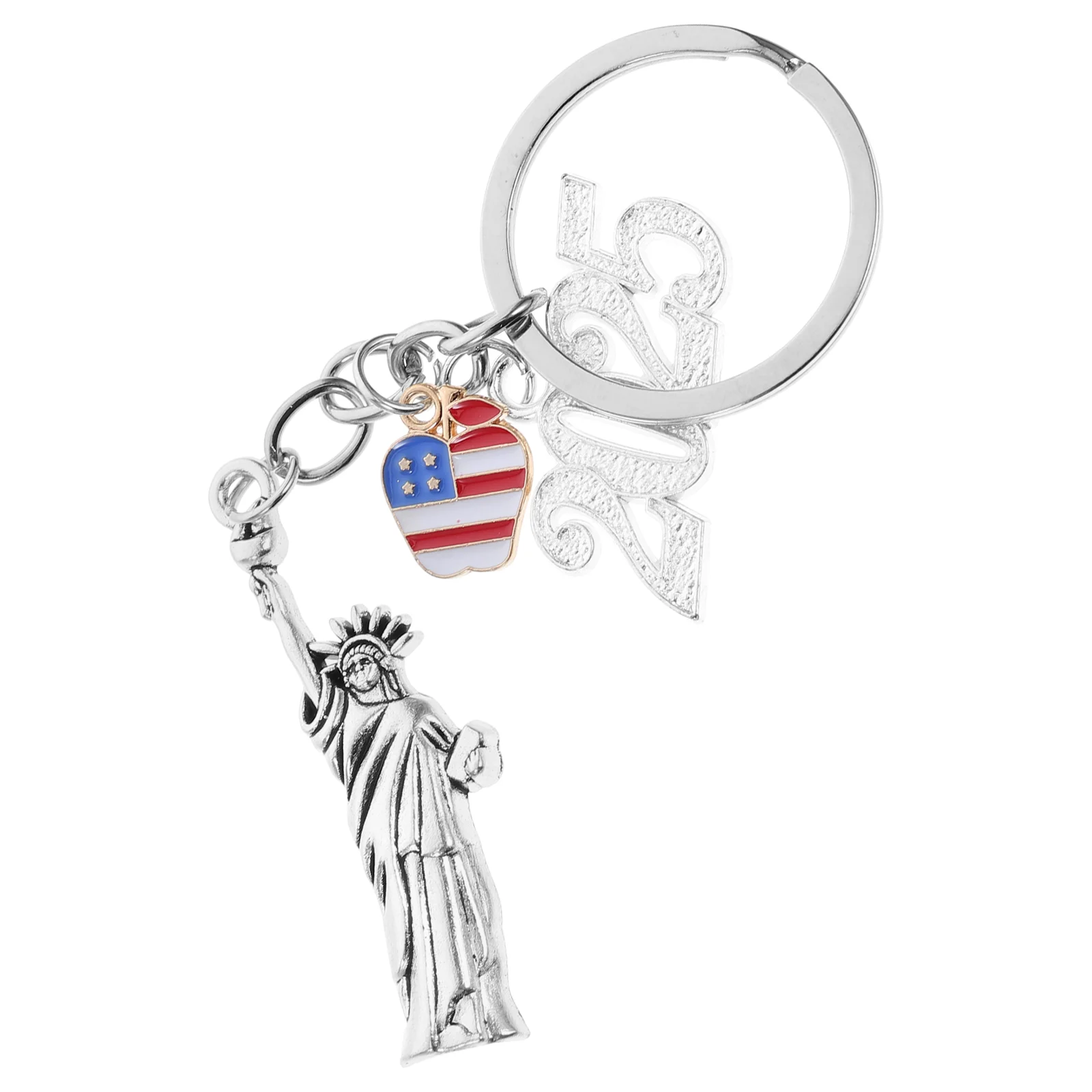 

Independence Keychain Goddess Statue New York Chains Souvenirs Bell Zinc Alloy Travel