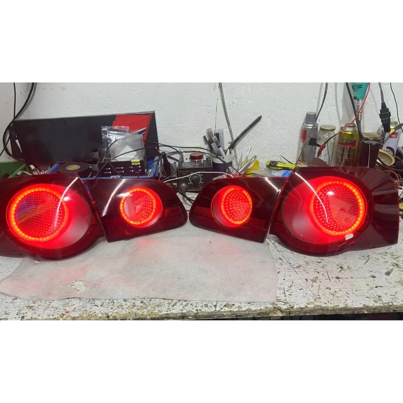 Car Custom Taillights for Volkswagen VW PASSAT B6 R36 Estate Variant Modified Rear Lamp Turn Signal Brake Lamp