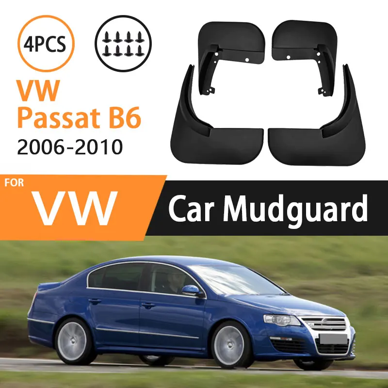 

4 шт. брызговики для VW Volkswagen Passat B6 2006 2007 2008 2009 2010 брызговик крыло переднее и заднее колесо авто аксессуары