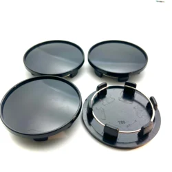 4Pcs 69mm blank T69 Car Hub Cap Rim Hubcap Cover General Wheel Hub Center Cap Suitable 65mmBadge Stickers FitFor audi A6L A6 A7