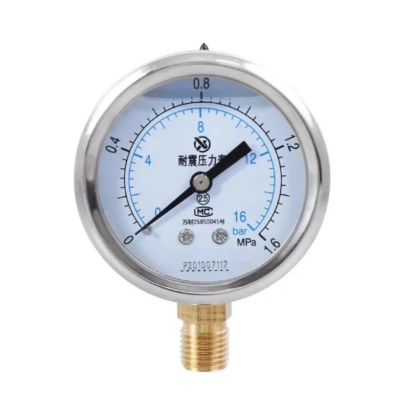 

High-Precision Stainless Steel Pneumatic & Hydraulic Oil Pressure Gauges