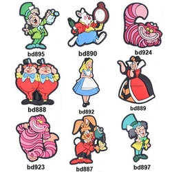 5pcs cartoon PVC Alice in the wonderland The Cheshire Cat Focal Beads for DIY bracelet necklace anklet pen Accessories