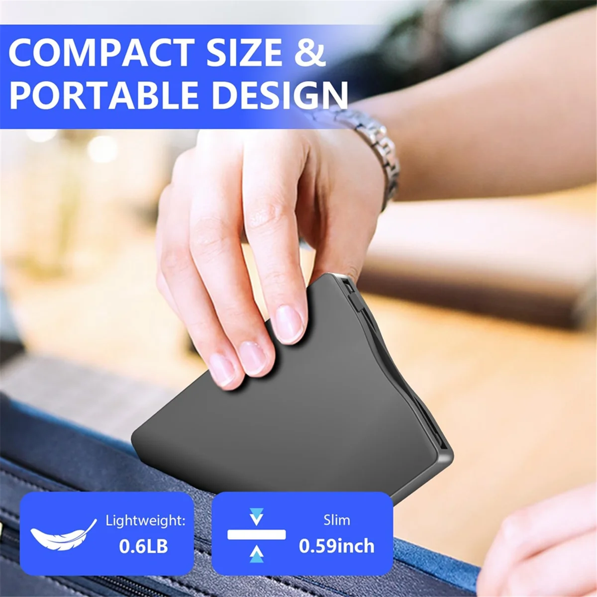 Floppy Disk Reader, 3.5 Inch External Floppy Disk Drive with USB Type-C, Portable FDD Floppy Disk Drive for Laptop PC