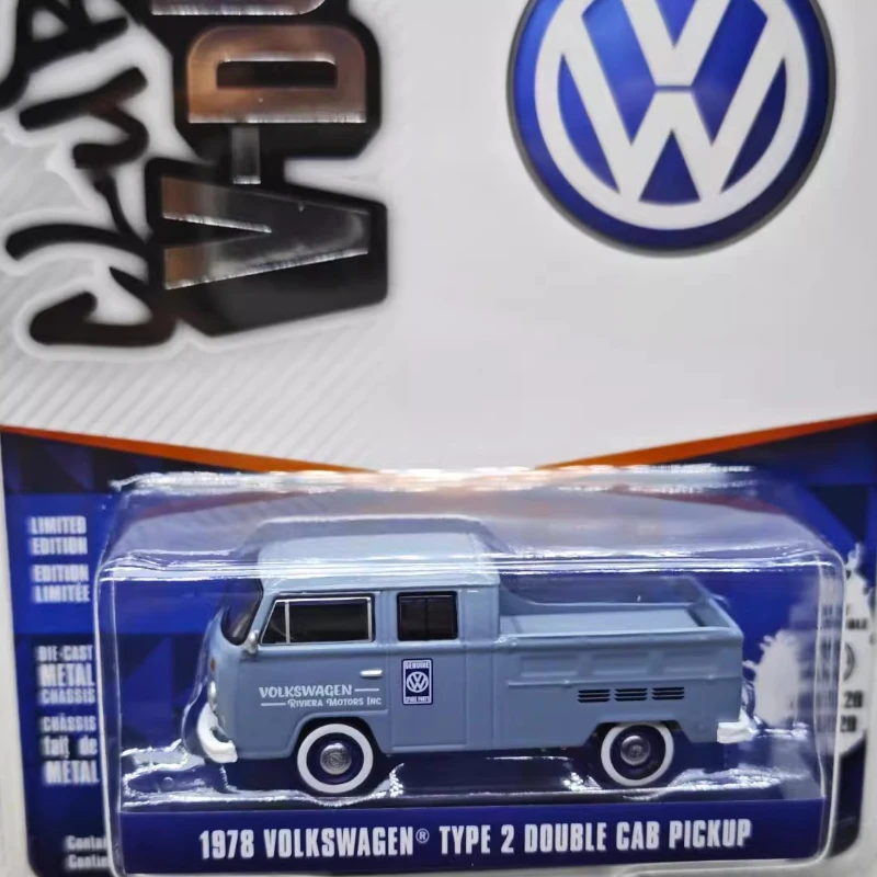 

Greenlight 1:64 Club Vee-Dub Series 20-1978T2 Dual Cab Pickup - Public Service Collection Toys Small Gifts Model Wall Hanging