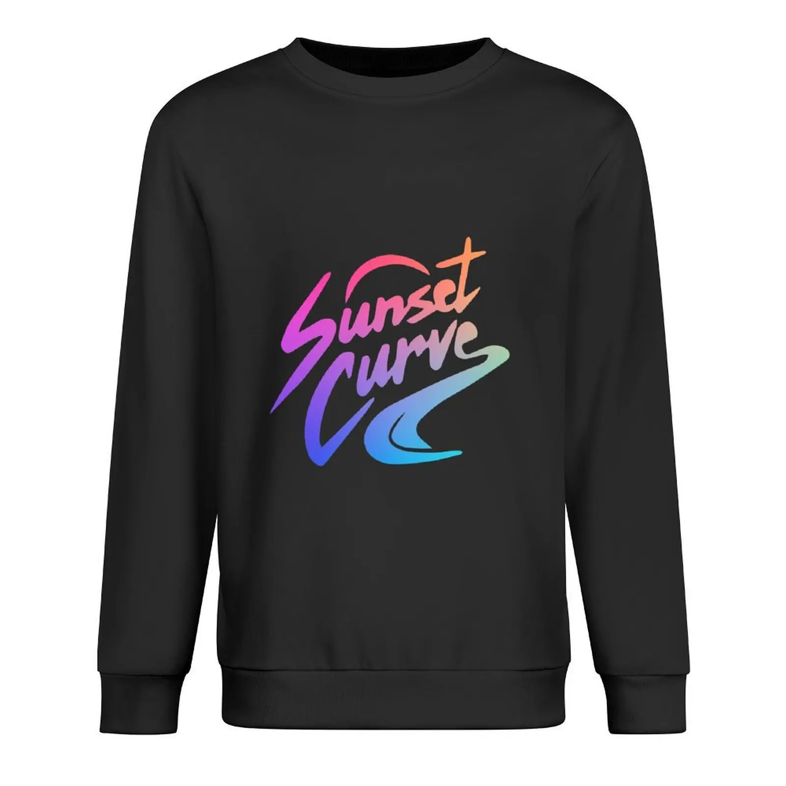 

Julie And The Phantoms Sunset Curve Logo Pullover anime clothing mens designer clothes autumn new products men's sweatshirt