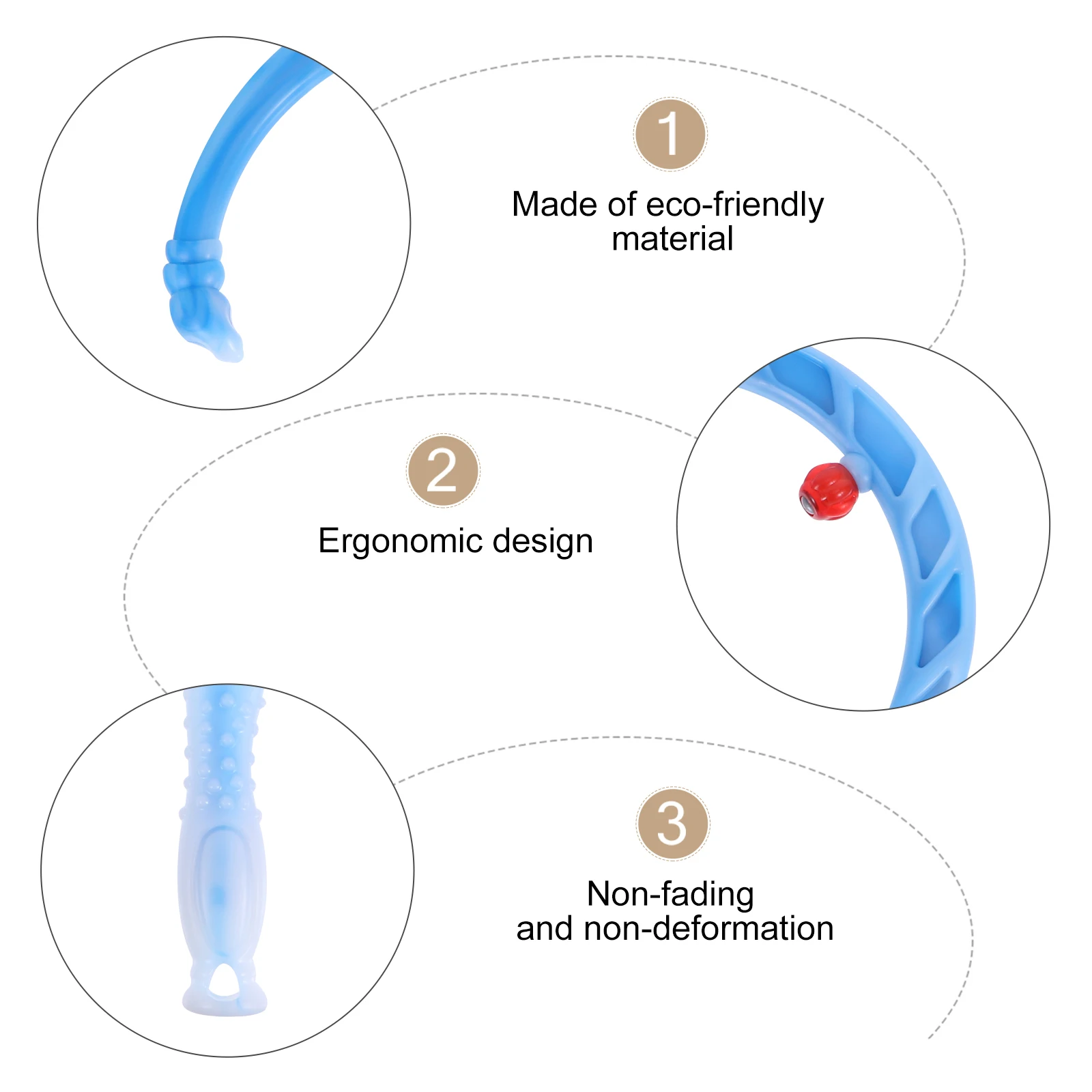 

Plastic Trigger Point Massager Self Massage Stick for Neck Back Shoulders Muscle Pain Soreness Stiffness Acupressure