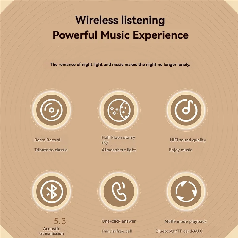 

B50B-Vintage Bluetooth Player Stereo Sound Stereo Sound Effects Radio Vinyl Record Small Stereo Home CD Player