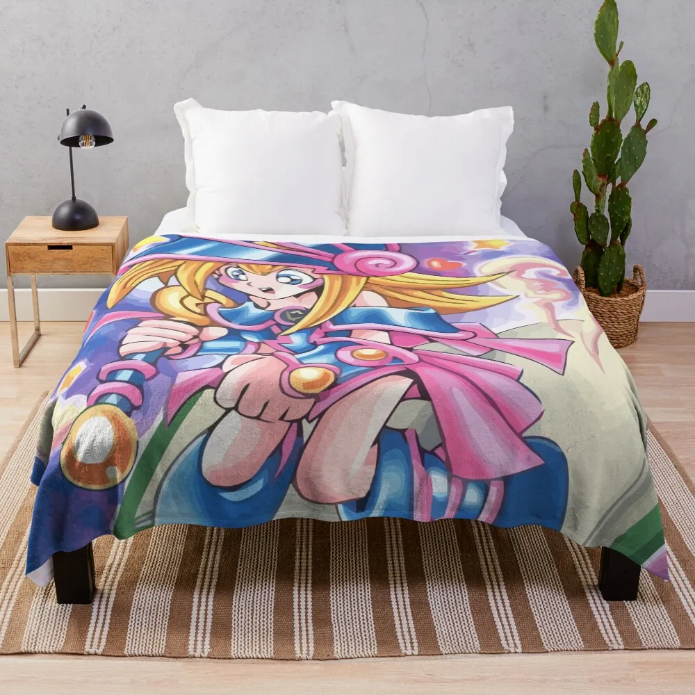 

Toon Black Magic Girl Throw Blanket