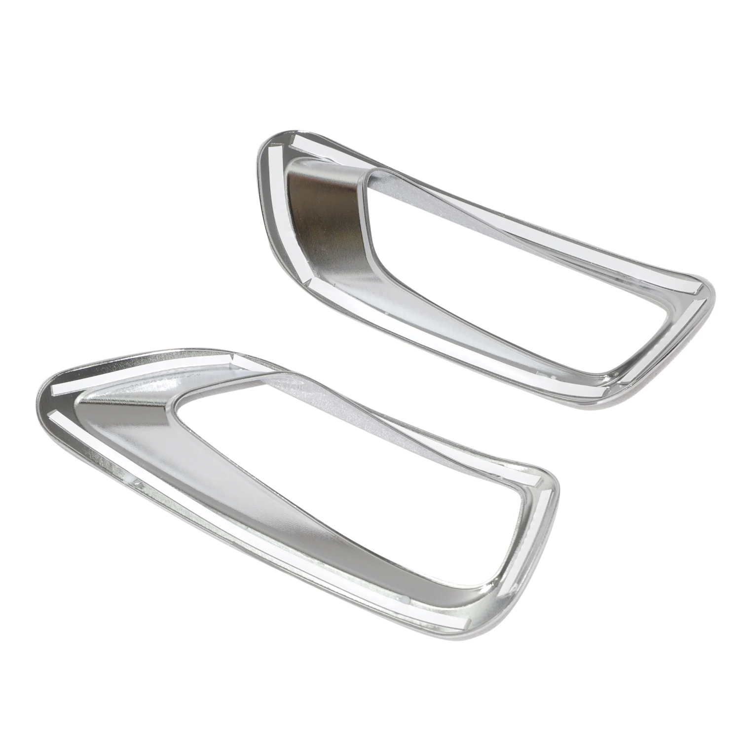 Wotefusi Chrome Rear Fog Light Cover Tail Lamp Trim Rim For Jeep Compass 2011 2012 2013 2014 2015 2016 [QPA321]