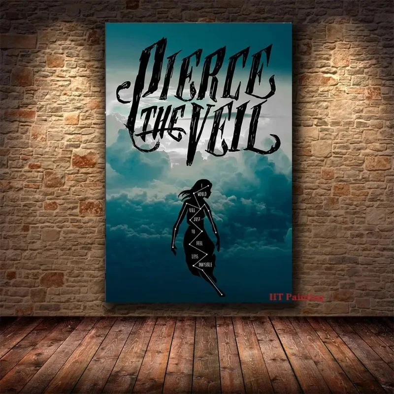 Pierce The Veil Band Collide With The Sky Poster Music Album Canvas Painting Wall Art Pictures Room Dorm Club Decor Gift