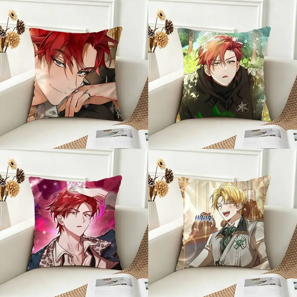L-Lout of Comics Counts Family Double-sided Printed Square Decorative Cushion Cover for Sofa Living Room Home Decor