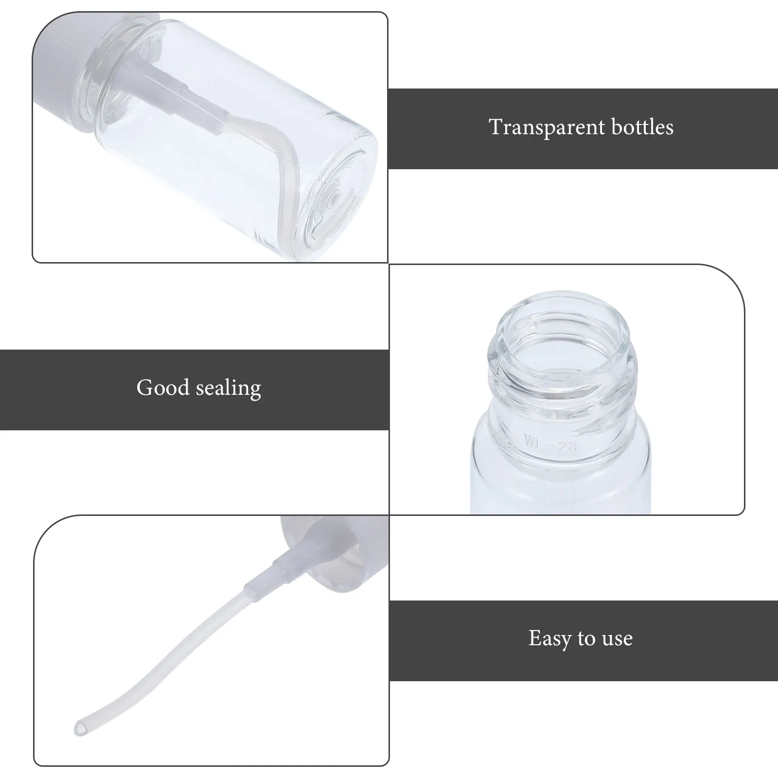 

5 Pcs Nasal Spray Bottle Compact Bottles Small Mini Glass Medical Fine Mist Leakproof Eco-friendly