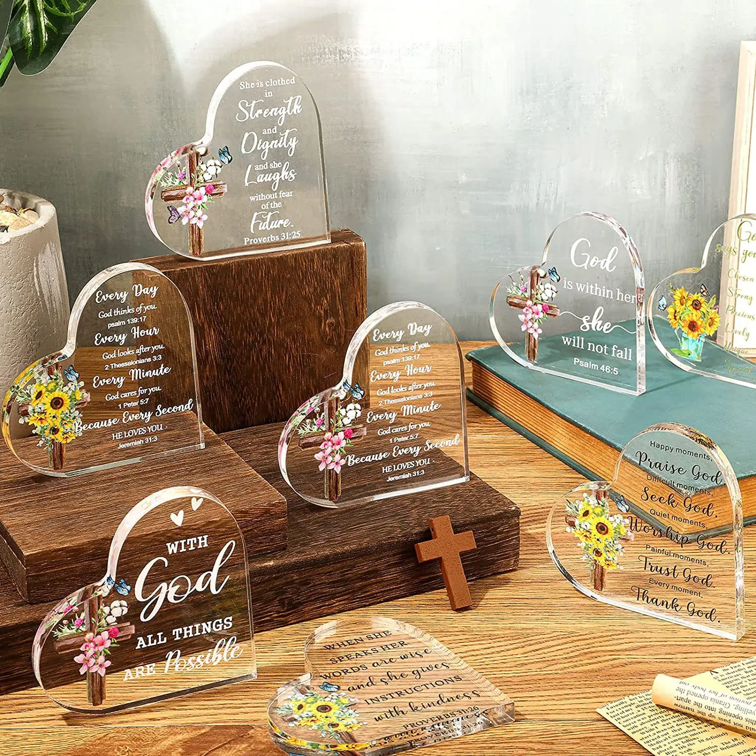 Factory Stock Acrylic Gift Birthday Home Decor Friendship Gifts for Women Personalised Engagement Engaged Special  Acrylic Craft