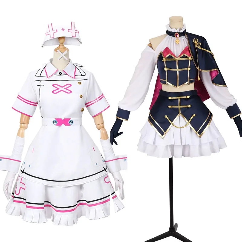 

Nijisanji sukoya kana Cosplay Costume Nurse uniform Cos Women Clothing Party Custom Size