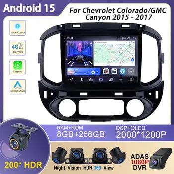 Autorádio s Androidem a DVD pro Chevrolet Colorado/GMC Canyon 2015 - 2017, GPS navigace, multimediální přehrávač, 4G WIFI, VT, QLED obrazovka 10 nejlepší prodej obrazovka Holden Colorado - №5